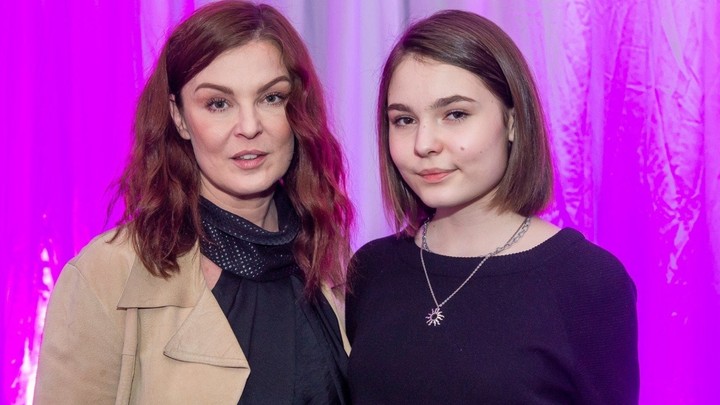 Elena Podzámska, dcéra, Radka, herečka